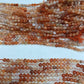 Carnelian Beads Coin facetted, Coin Facetted Beads,