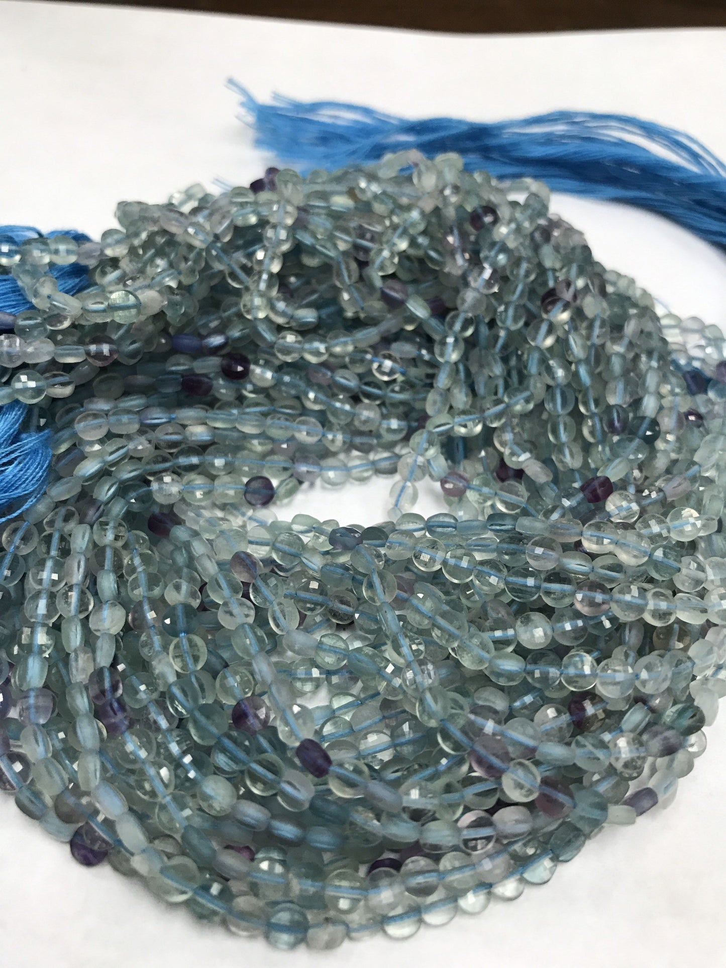 Flourite faceted beads coin, beads coin,beads, coin