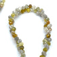 Multi Color Diamond Beads Faceted Tear drop Top side drilled,  16” strand