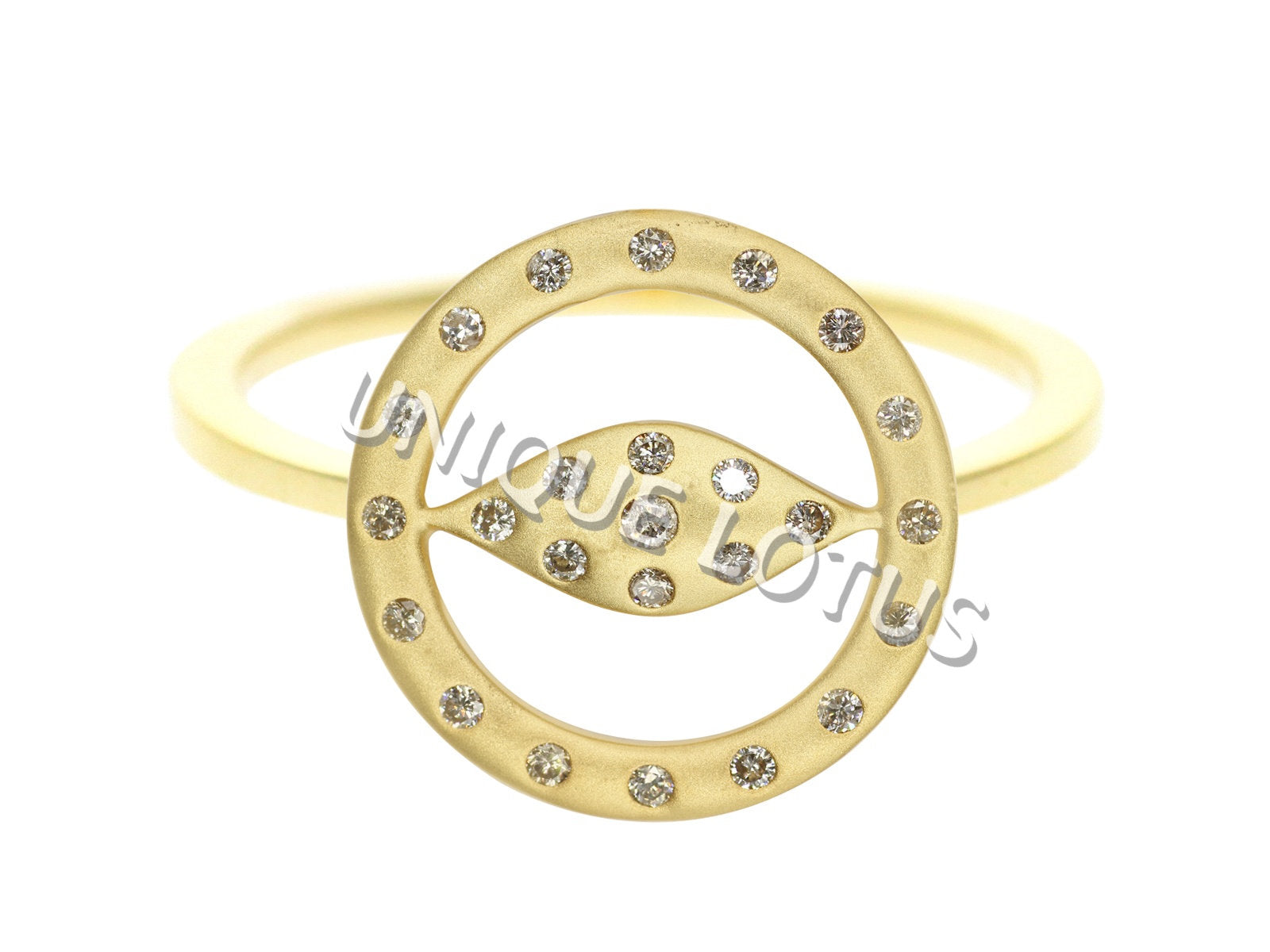 Evil Eye Shape 14k Solid Gold Diamond Pendants/Ring. Genuine handmade pave diamond Pendant. 14k Solid Gold Diamond Pendants.