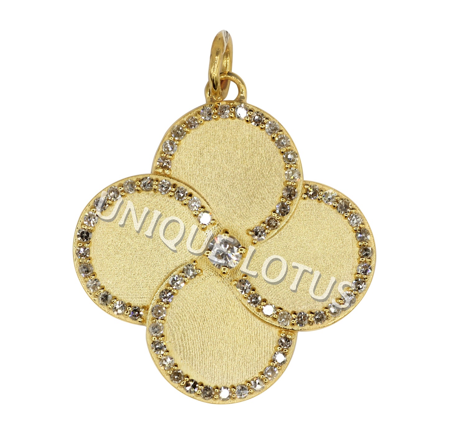Art Deco Shape 14k Solid Gold Diamond Pendants. Genuine handmade pave diamond Pendant.14k Solid Gold Diamond Pendants.