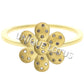 Flower Shape 14k Solid Gold Diamond Pendants/Ring. Genuine handmade pave diamond Pendant. 14k Solid Gold Diamond Pendants.