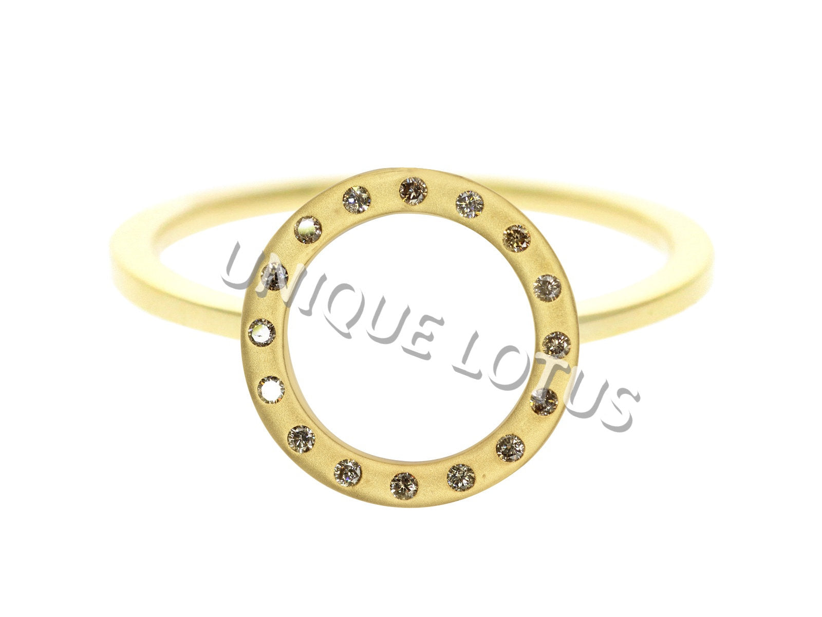 Round Shape 14k Solid Gold Diamond Pendants/Ring. Genuine handmade pave diamond Pendant. 14k Solid Gold Diamond Pendants.