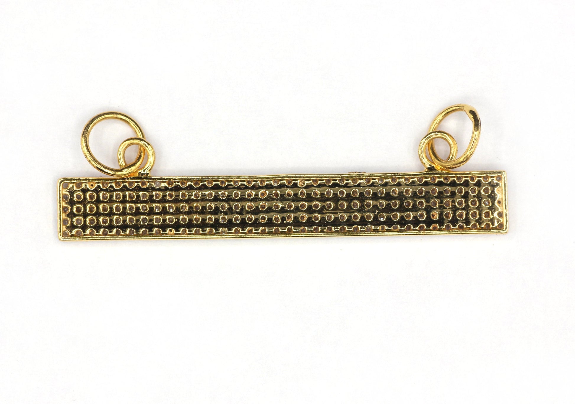 Rectangle Shape 14k Solid Gold Diamond Pendants. Genuine handmade pave diamond Pendant.1 4k Solid Gold Diamond Pendants.