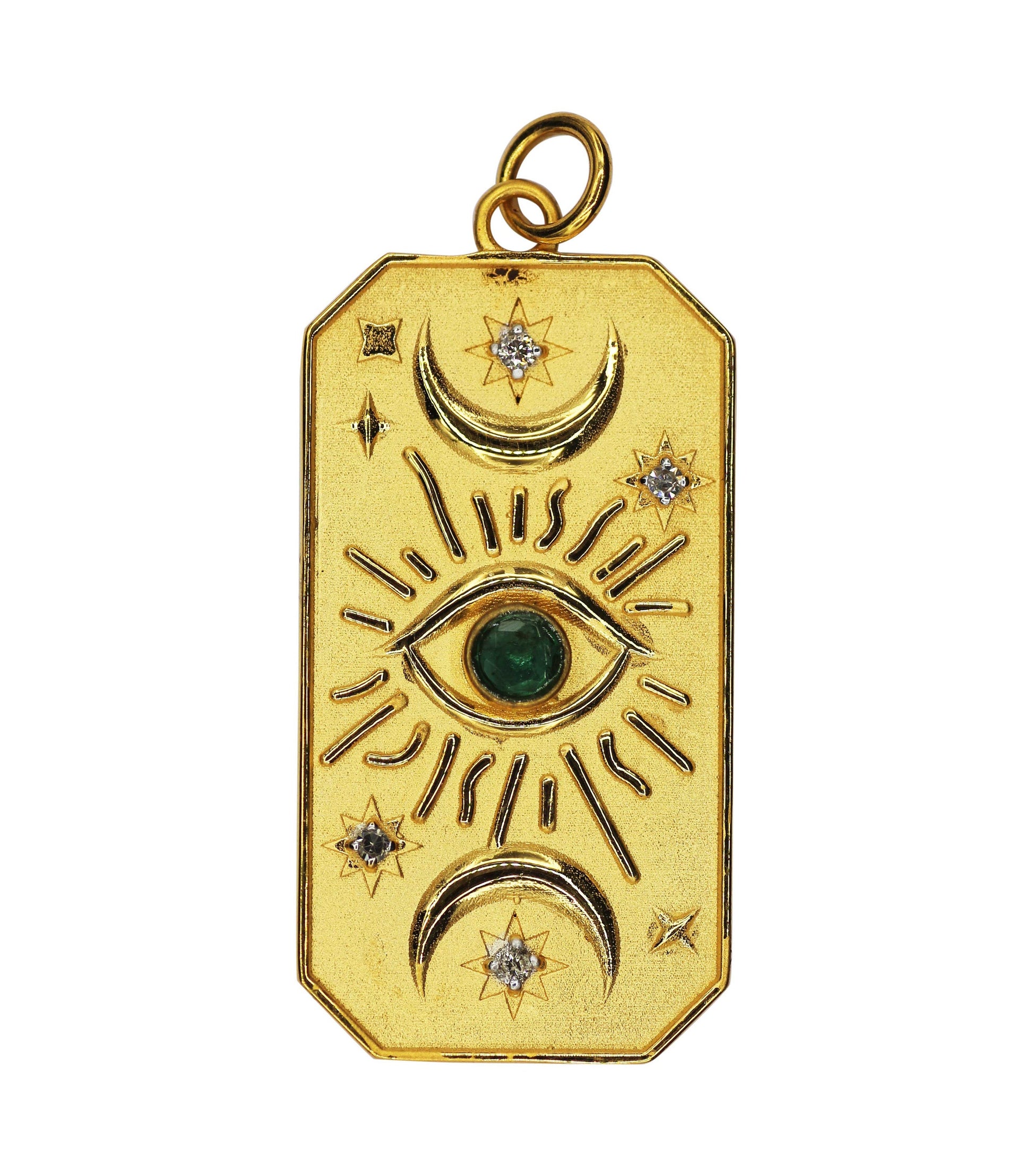Rectangle Shape 14k Solid Gold Diamond Pendants. Genuine handmade pave diamond Pendant.14k Solid Gold Diamond Pendants.
