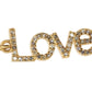 Love 14k Solid Gold Diamond Pendants. Genuine handmade pave diamond Pendant. 14k Solid Gold Diamond Pendants.