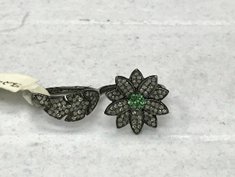 Flower Double Diamond Ring