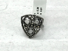Diamond Rosecut Slice Ring
