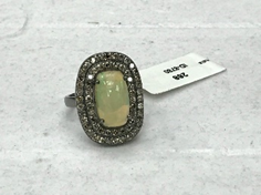 Opal Diamond Ring