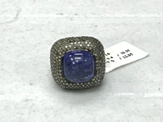 Sapphire Embedded Diamond Ring