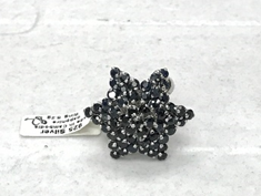 Star Diamond Ring with Sapphire