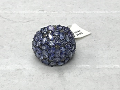 Gemstones Embedded Diamond Ring