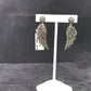 Diamond and Silver Black Rhodium Finish Earring