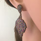 Diamond sapphire Earrings,