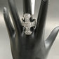 Cross White Topaz Ring