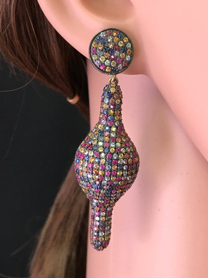 Gemstone  earrings