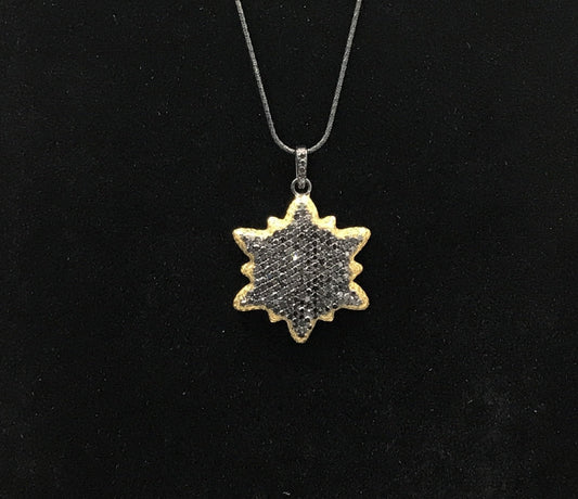 Star Shape Diamond Pendant