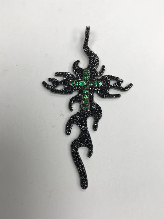 Black Spinel Oval Beads