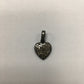 Heart Diamond Charm .925 Oxidized Sterling Silver Diamond Charms, Genuine handmade pave diamond Charm Size Approx 0.52"(12 x 13 MM)