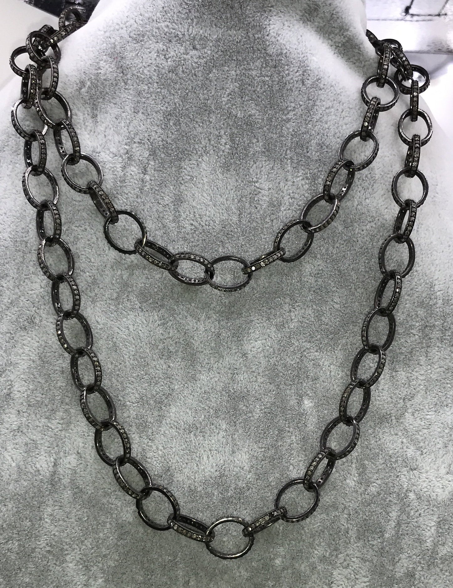 Diamond link Chain Necklace