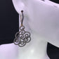 Diamond Silver Earring .925 Oxidized Sterling Silver Diamond Earring, Genuine handmade pave diamond Earring Size 2.00"(23 x 50 MM )