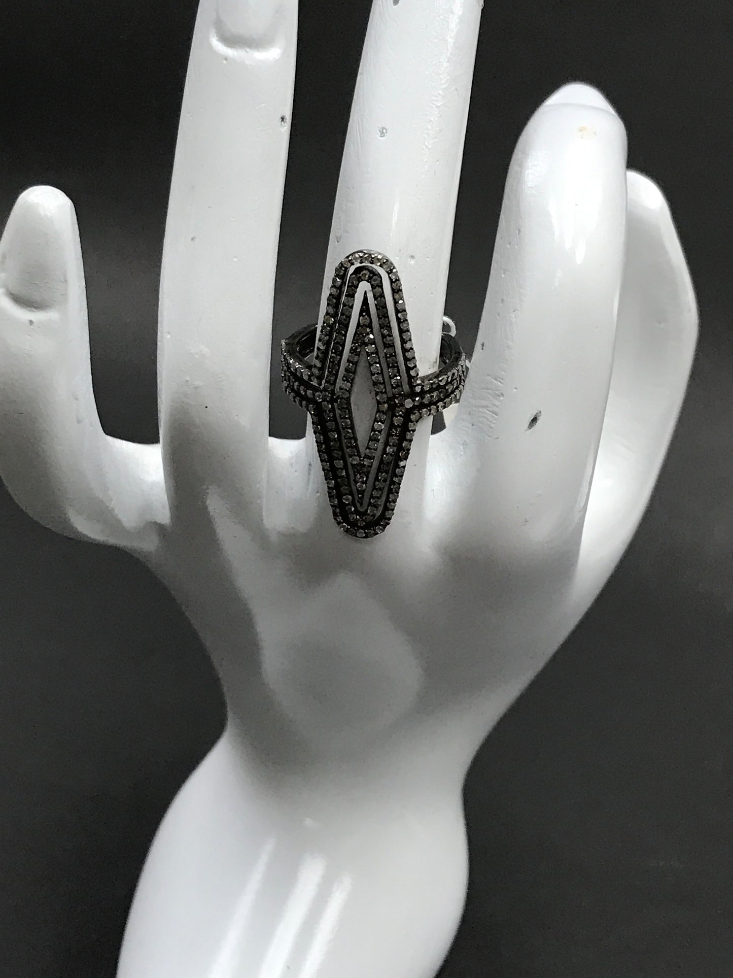 Rhombus Shape Diamond Ring