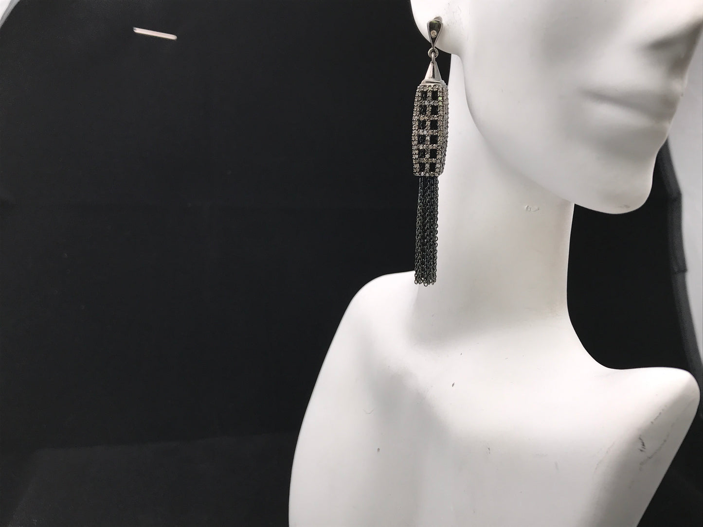 Tassel Style Diamond Earring