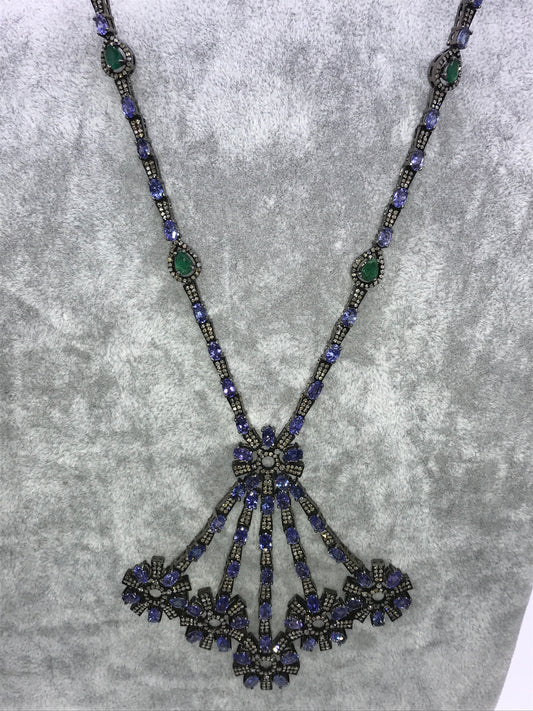 Tanzanite and Diamond Necklace