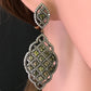 Diamond and Tourmaline Earrings