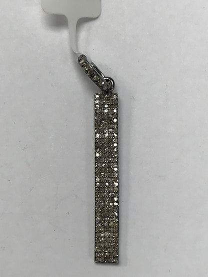 Rectangle Shape Diamond Pendants & Charms