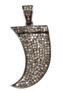 Horn Shape Diamond Pendants & Charms