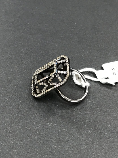 Rectangle Shape Diamond Ring