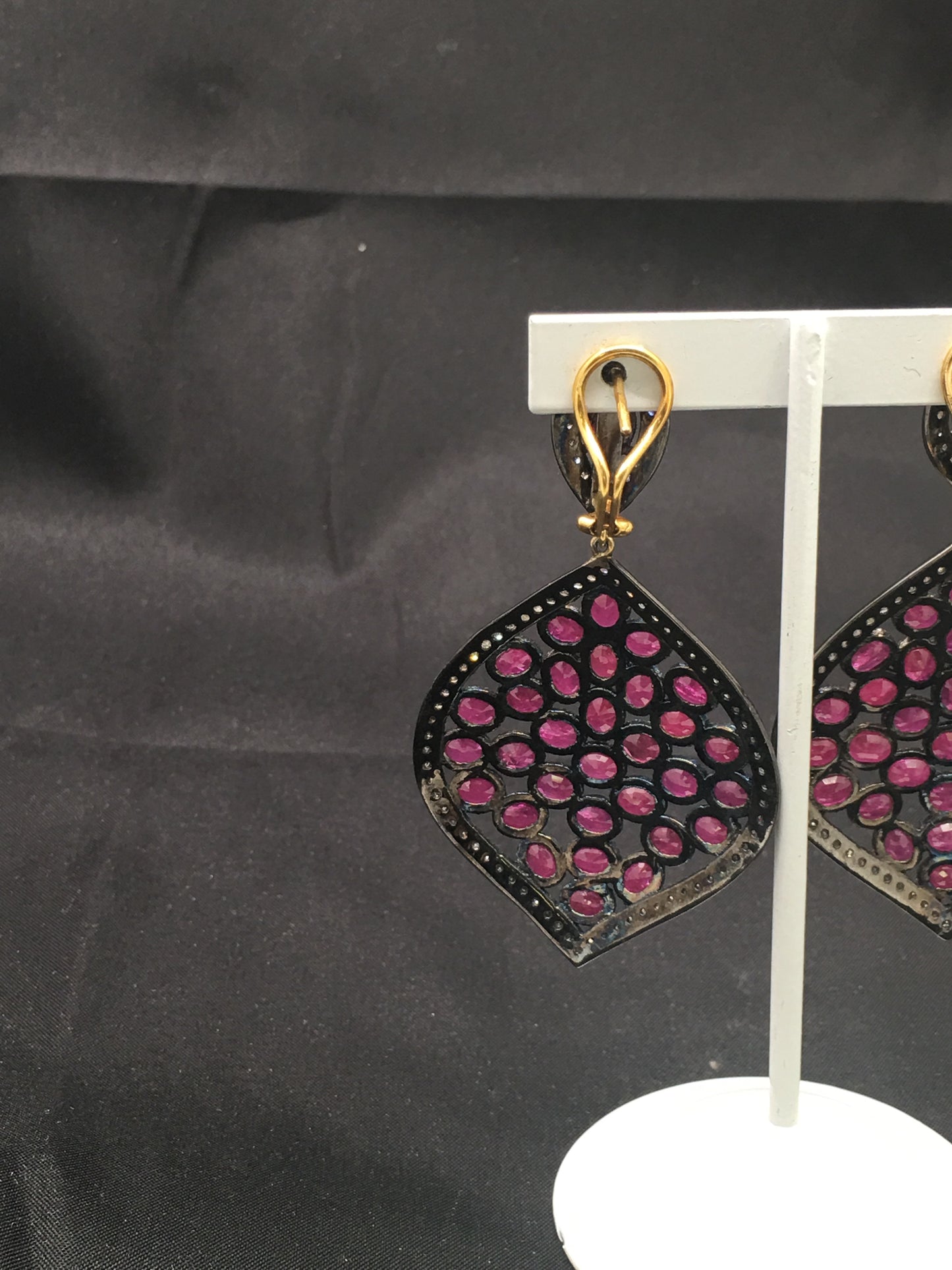 Diamond Ruby Earrings
