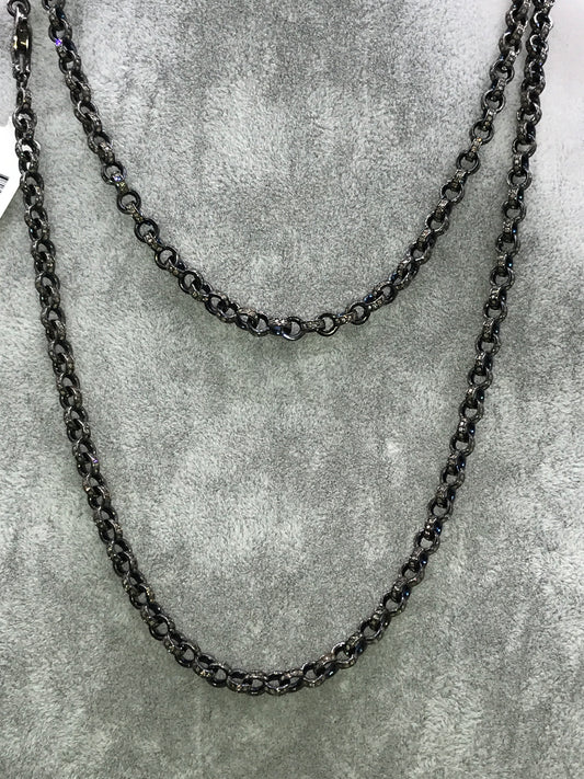 Link Chain Diamond Necklace