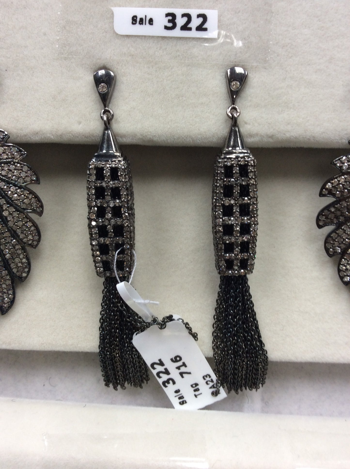 Tassel Style Diamond Earring