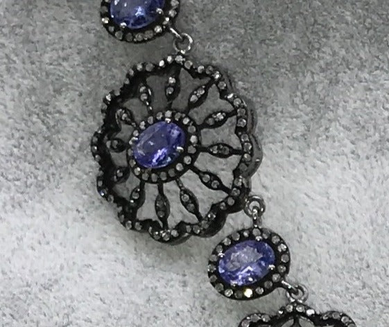 Tanzanite and diamond Necklace