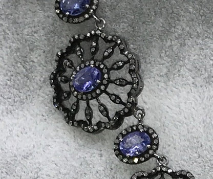 Tanzanite and diamond Necklace