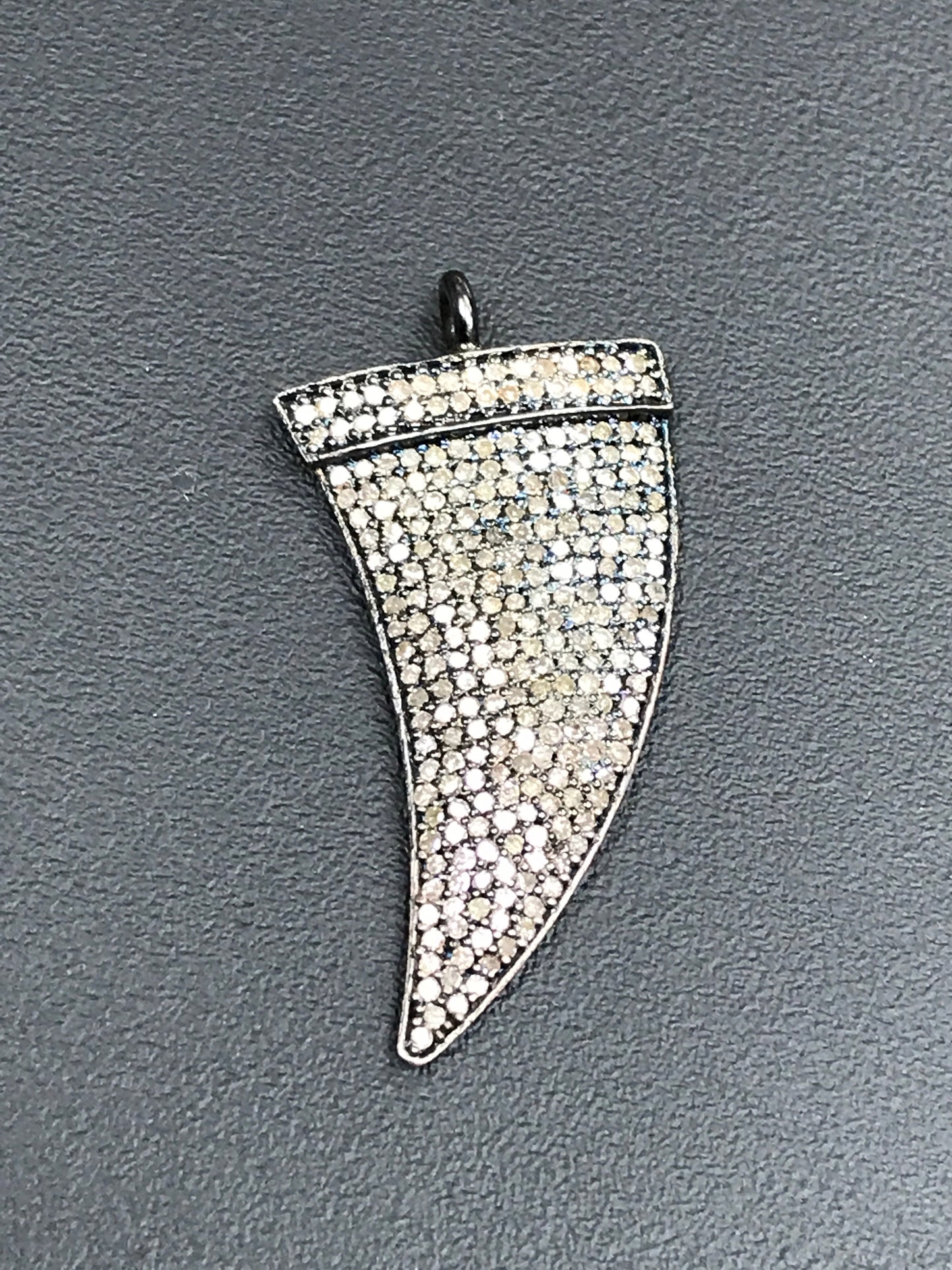 Silver and Diamond Pave  PENDANT & CHARMS