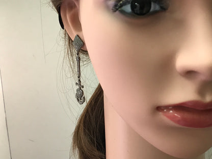 Anchor Diamond Earring