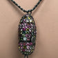 Nugget Long Oval Pave Beads and Locks