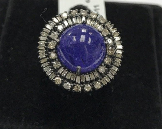 Tanzanite and Diamond Ring