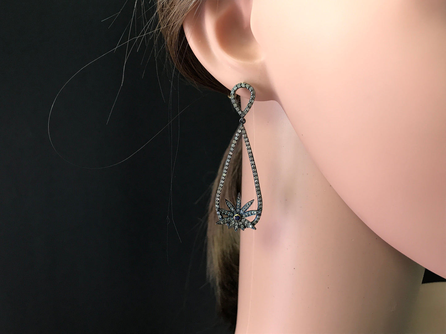 Diamond Art Deco Earrings