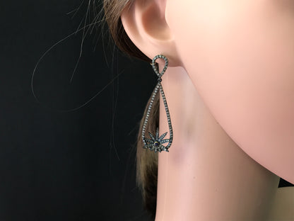 Diamond Art Deco Earrings