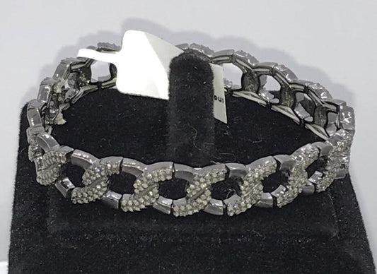 Diamond stretch cord bracelet