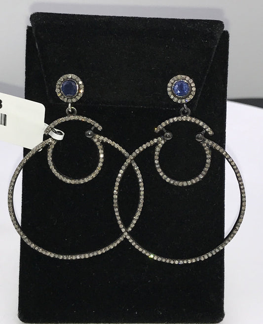 Happy Face Diamond Earring