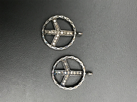 Pave Diamond Charm
