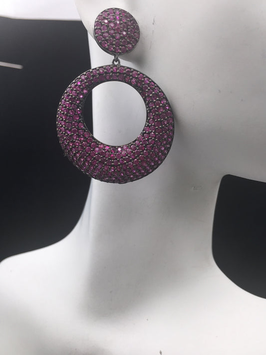Ruby Earrings,