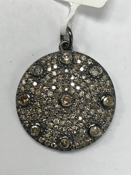 Diamond Circle Diamond Pendant