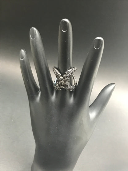 Jaws Black Spinel Ring