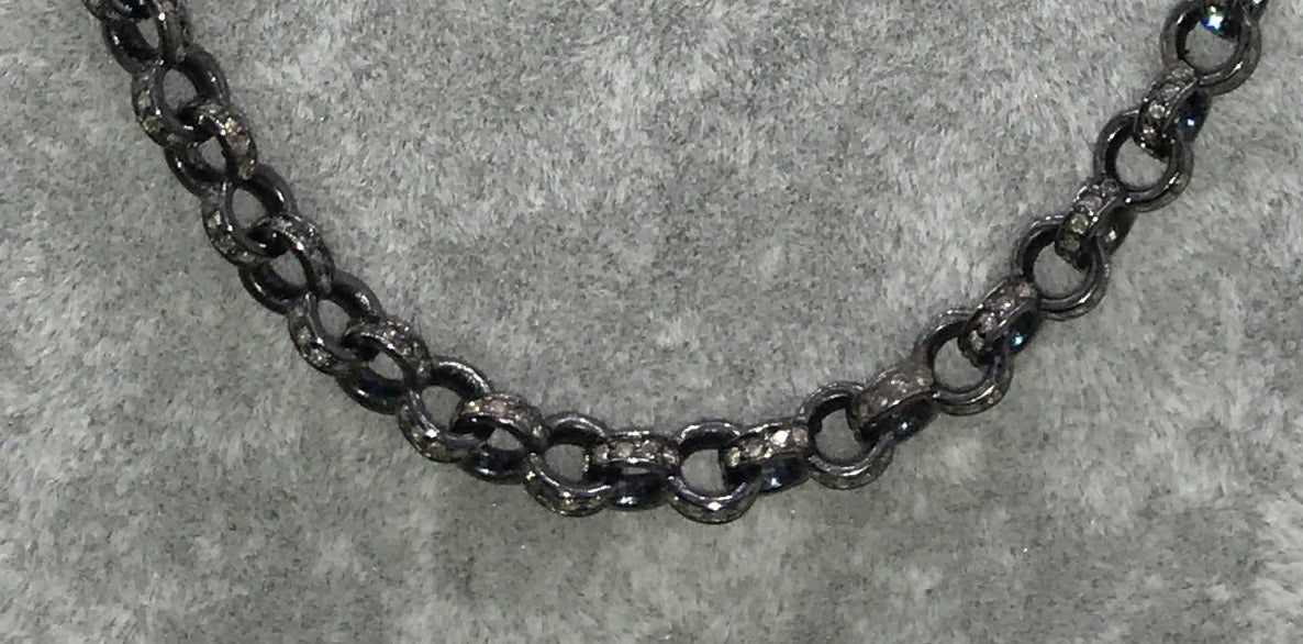 Link Chain Diamond Necklace